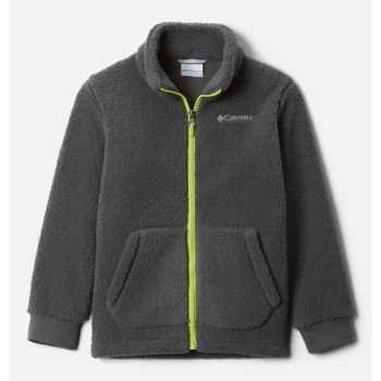 Columbia Rugged Ridge II Full Zip Sherpa, Chamarras Grises Oscuro Para Niño | 610927-HNZ